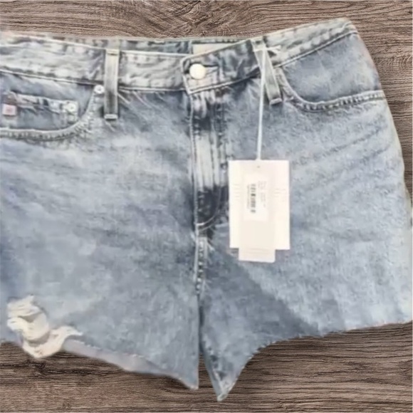 🆕 AG Adriano Goldschmied Alexxis Vintage High-Rise Wedgie Shorts Size 31 - Picture 9 of 9